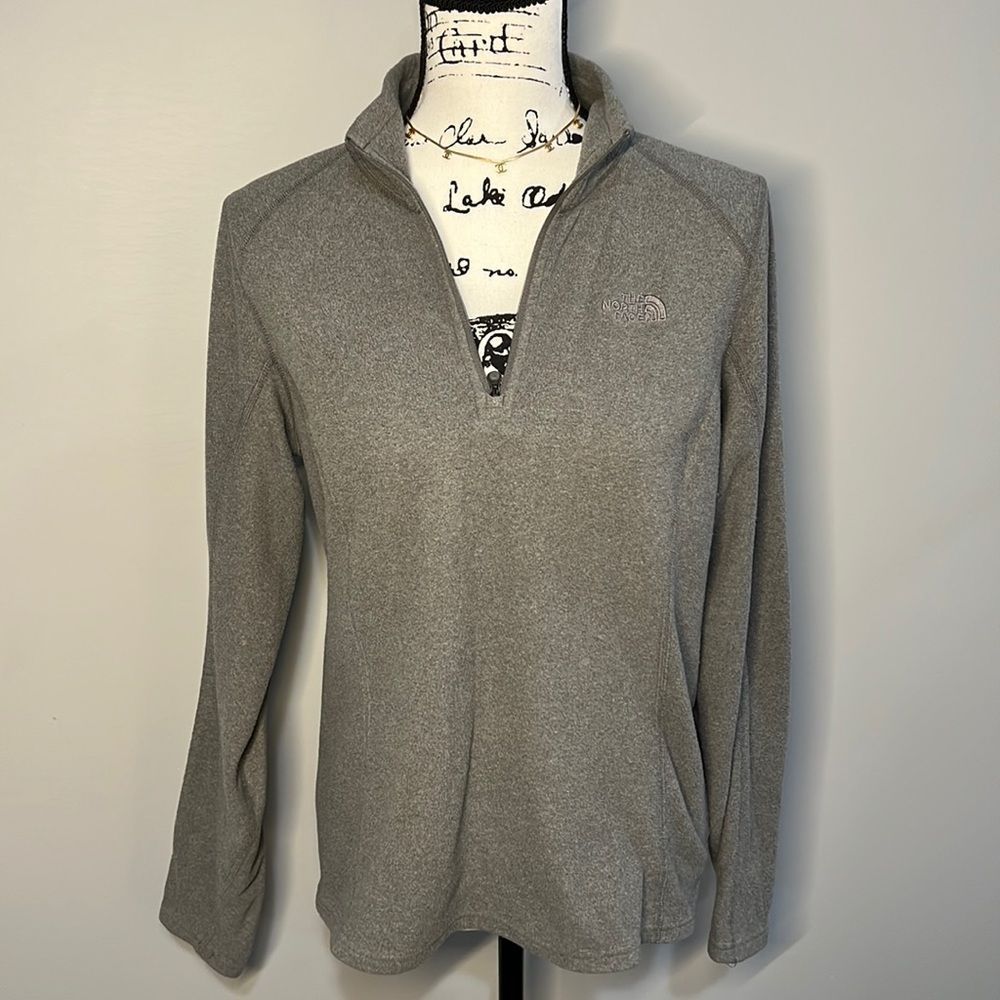 North Face Fleece Quarter Zip Sweater